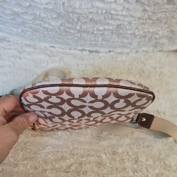 Coach Pink and Brown Crossbody Bag - Picture 9 of 9